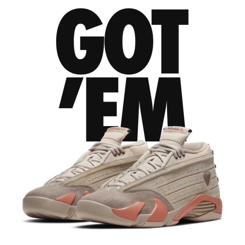 Air Jordan 14 x CLOT Terracotta Size7.5M CONFIRMED